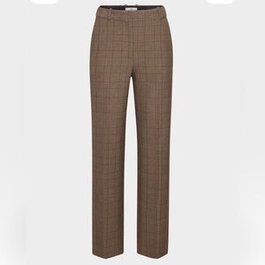 Aritzia Babaton Plaid Trousers